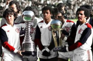 Zico, Andrade, Leandro e Júnior
