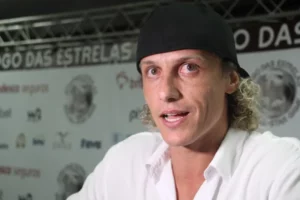 David Luiz no jogo das estrelas- Foto: Filipe Aguiar