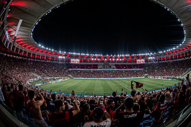 Torcida do Flamengo marca presença em partida contra o Corinthians pelo Campeonato Brasileiro 2021 (Foto: Paula Reis/Flamengo)