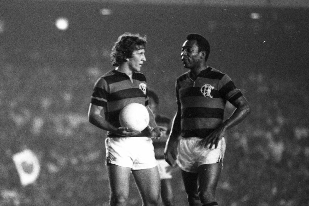 Zico e Pelé