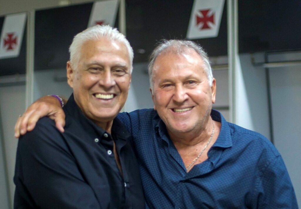 Zico e Roberto Dinamite