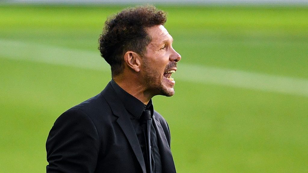 Diego Simeone, técnico do Atlético de Madrid, da Espanha - Foto: Octavio Passos/Getty Images