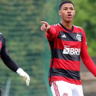 Erick jogando coma camisa do Flamengo pelo Sub-20 – Foto: reprodução
