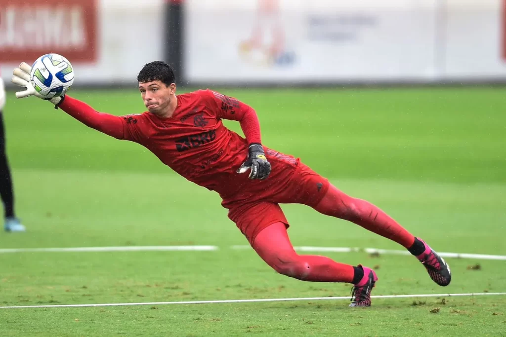 Lucas Furtado, goleiro do Flamengo (Foto: Reprodução/Flamengo)
