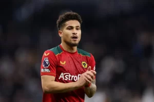João Gomes em ação pelo Wolves (Photo by Alex Pantling/Getty Images)