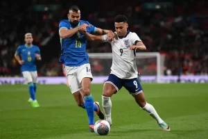 Fabrício Bruno pela Seleção Brasileira. (Photo by Mike Hewitt/Getty Images)