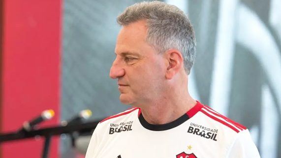 FOTO: DIVULGAÇÃO / FLAMENGO - Landim vem trabalhando para que o Rubro-Negro volte a conquistar títulos