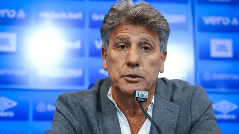 Renato Gaúcho, técnico do Grêmio
LUCAS UEBEL / GREMIO FBPA
