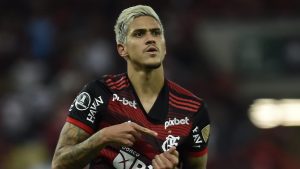 Foto: Marcelo Cortes / Flamengo - Durante entrevista Pedro analisou o desempenho do Flamengo na estreia da Libertadores
