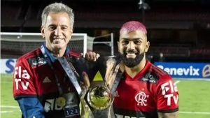 Foto: Reprodução/Flamengo - Landim destacou que quer renovar, mas a decisão será d jogador