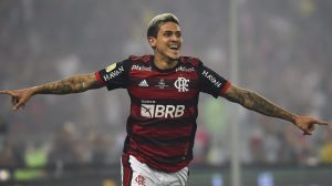 Foto: Marcelo Cortes / Flamengo - Pedro em gol pelo Flamengo