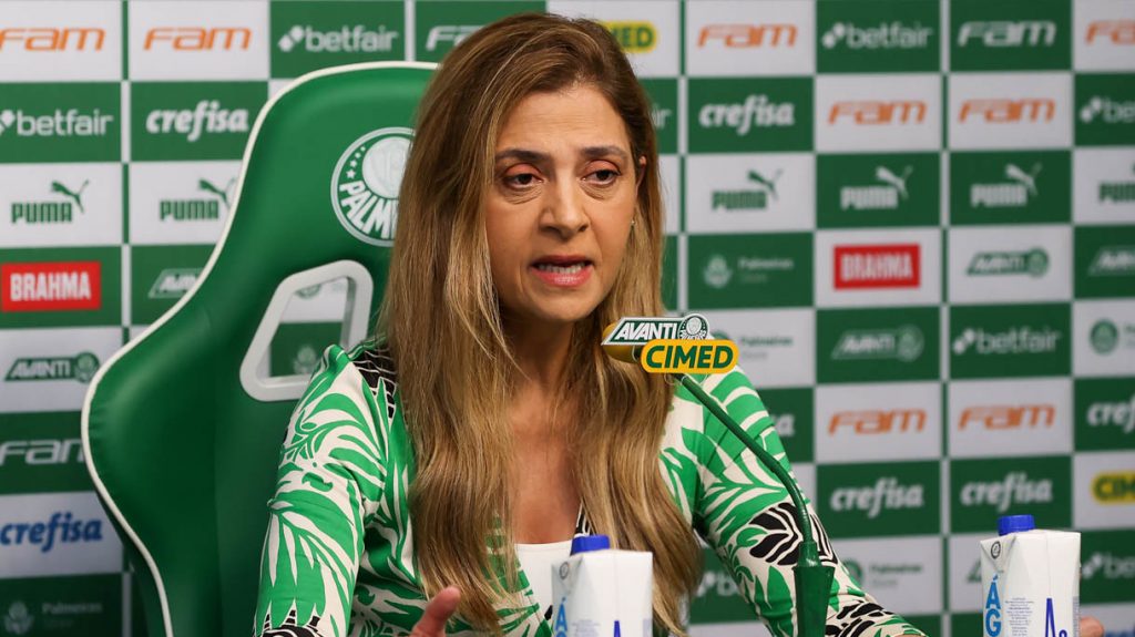 Foto: Cesar Greco/Palmeiras/by Canon - Leila Pereira entre forte em negociação e pode dar chapéu no Flamengo