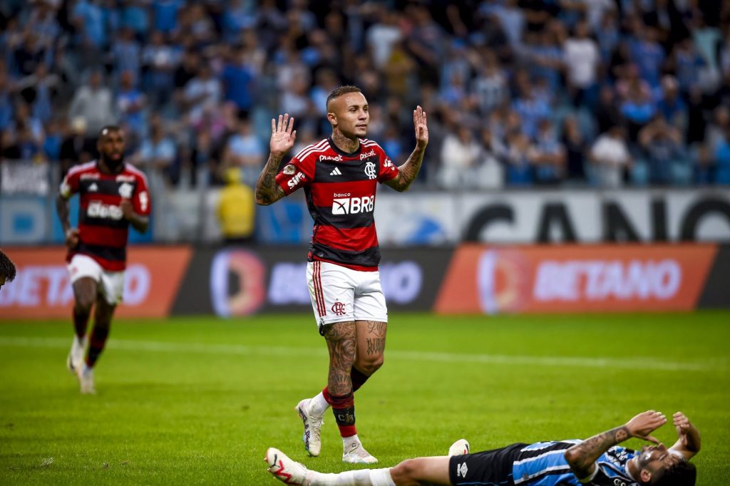 Foto: Marcelo Corte / Flamengo - Everton Cebolinha não se intimida e manda a real sobre o Grêmio