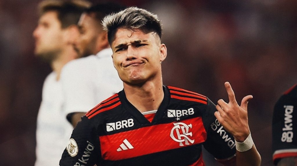 Foto: Divulgação / Flamengo - Luiz Araújo marca duas vezes e garante vitória do Mengão