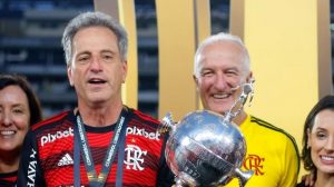 Foto: Gilvan de Souza / Flamengo - Rodolfo Landim falou pela primeira vez sobre saída de Dorival do Flamengo