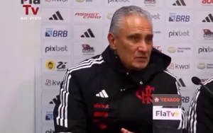 Foto: Reprodução / FlaTV - Tite expõe culpado de eliminação do Flamengo na Libertadores