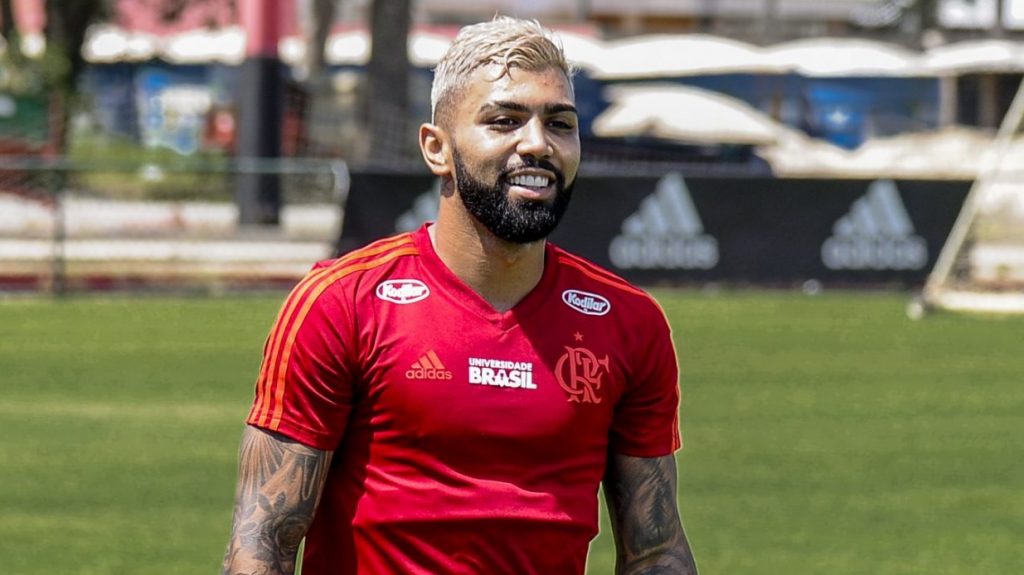 Foto: Divulgação / Flamengo - Gabigol fica próximo de acordo com o Palmeiras