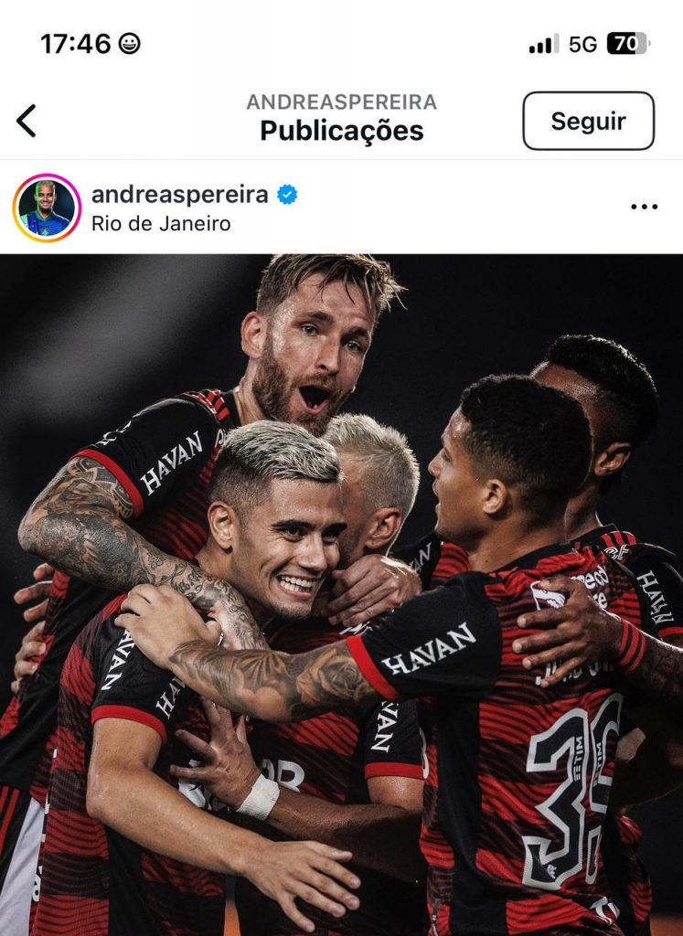 Time do Flamengo comemorando uma vitória em 2021. - Foto: Reprodução