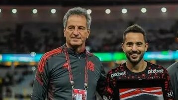 Foto: Marcelo Cortes / Flamengo - Rodolfo Landim torna filho de Everton Ribeiro sócio honorário do clube