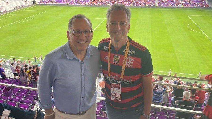 Foto: Reprodução - Landim se posicina sobre John Textor e Fair Play financeiro