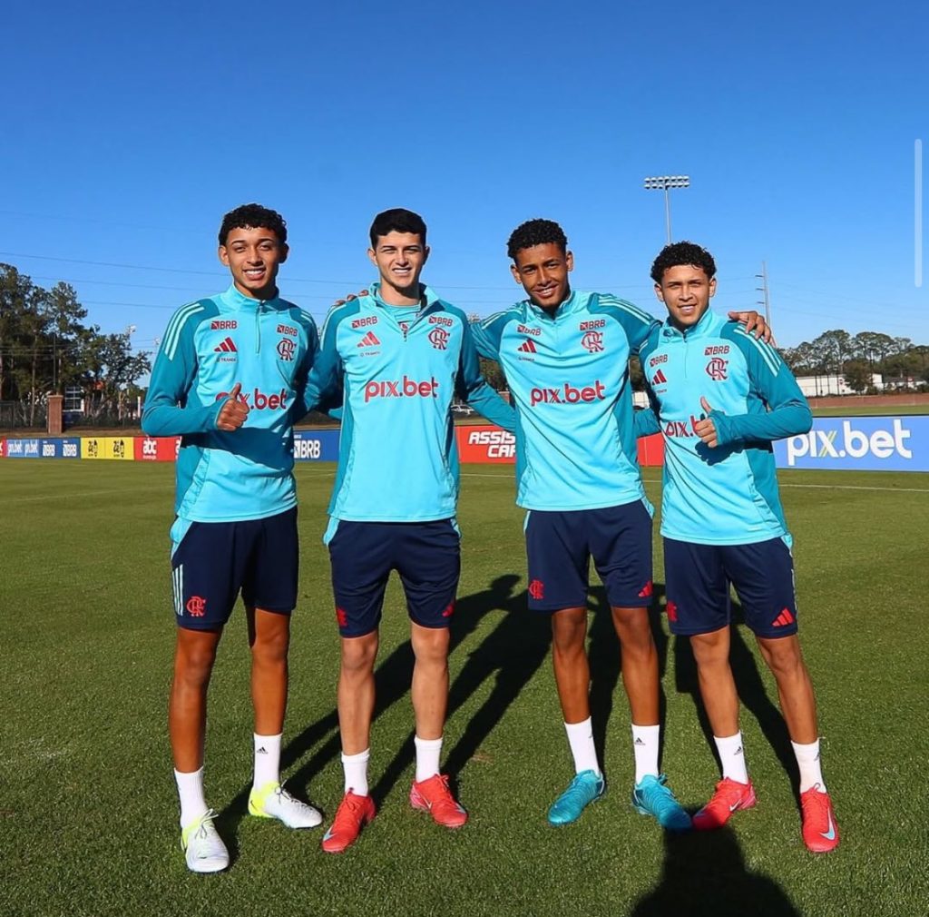 Flamengo em treinamento
