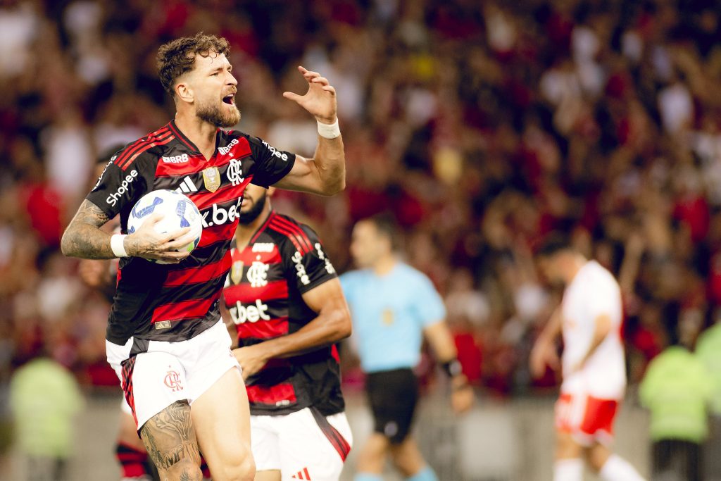 Flamengo x Inter. Foto: Adriano Fontes/Flamengo