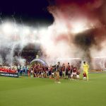 Flamengo x Inter. Foto: Adriano Fontes/Flamengo