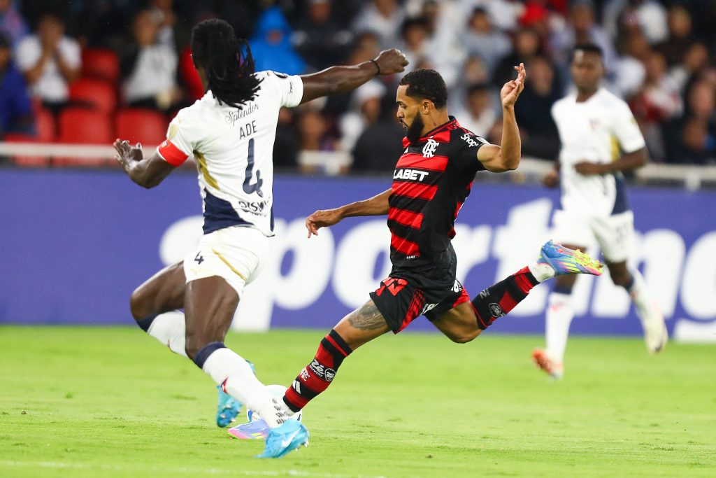 LDU X FLAMENGO. Foto: Gilvan de Souza/Flamengo
